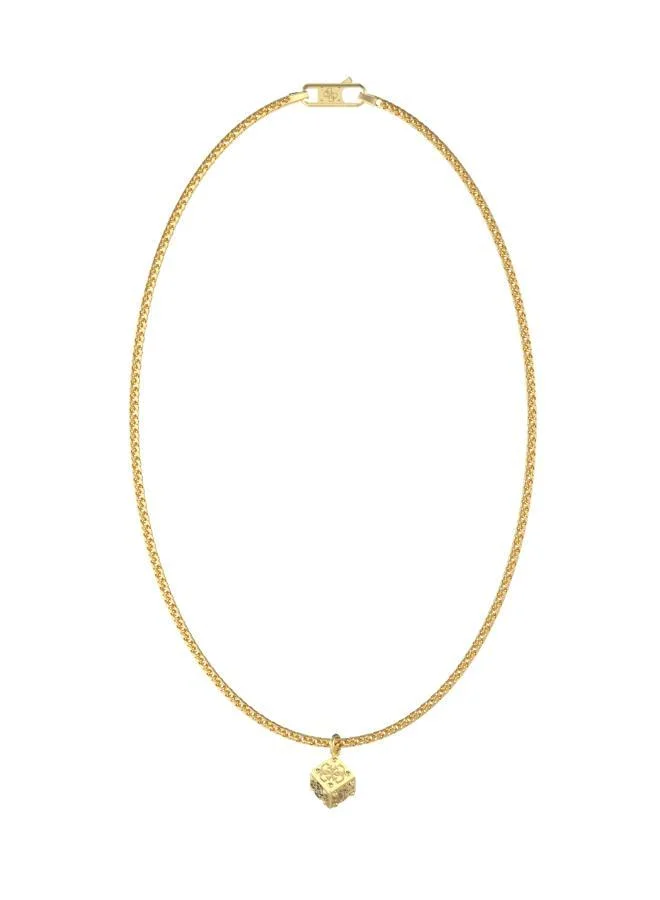 GUESS 26 Inch 4G Dice Pendant Necklace